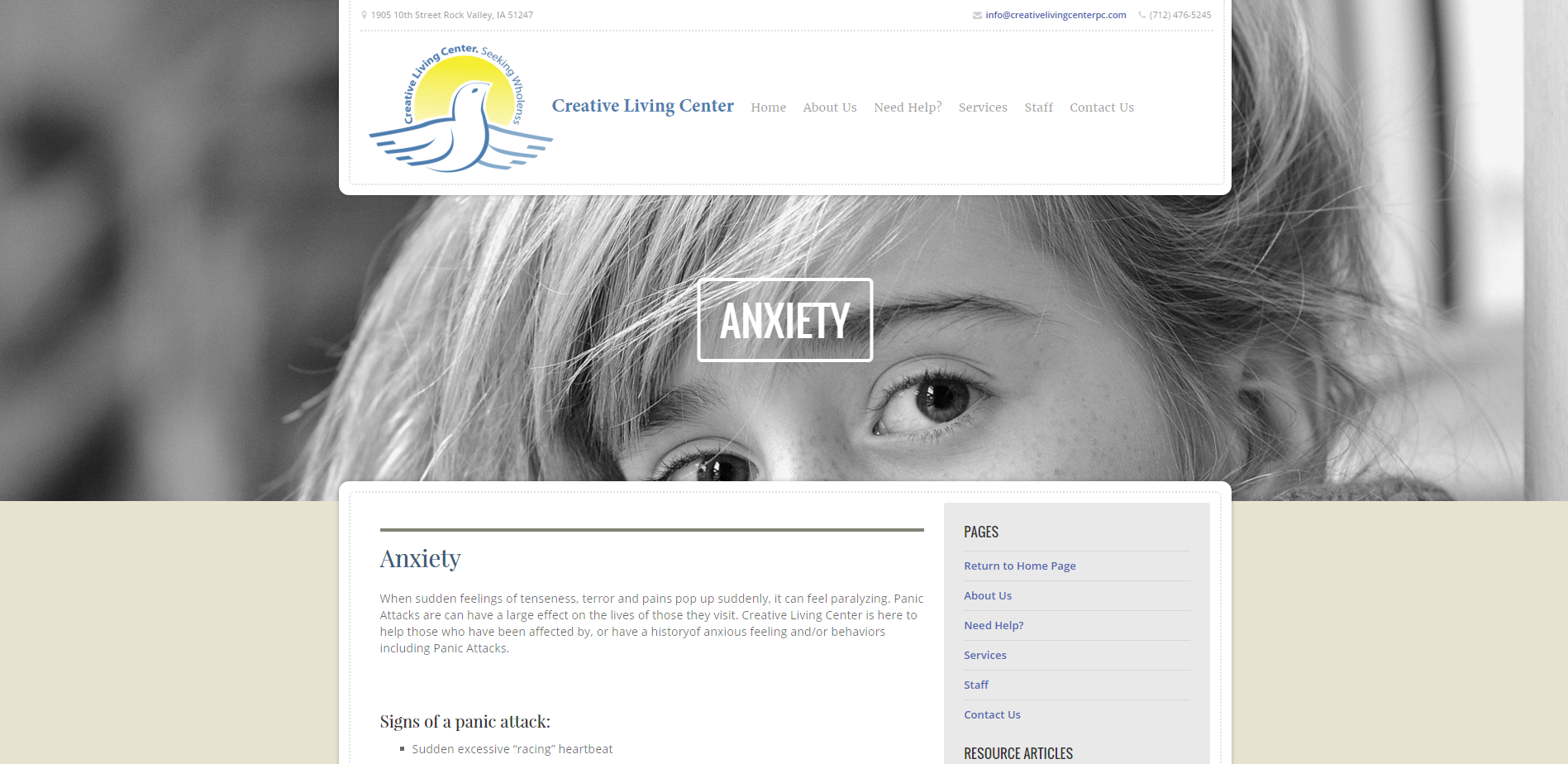 Anxiety   Creative Living Center