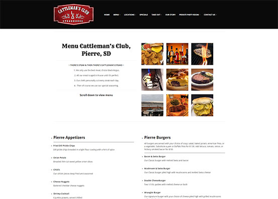 cattlemans-menu