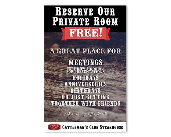 cattleman's club flyer